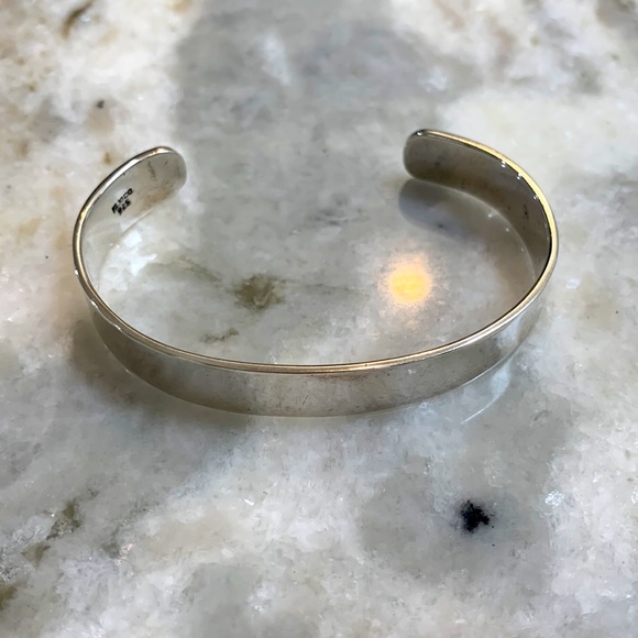 .925 Sterling Silver Cuff Bracelet - Picture 4 of 5
